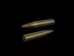 223 Bullet Low-poly 3D model