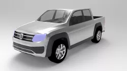 amarok volkswagen v6 3D model