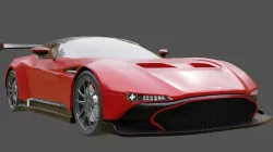 aston martin vulcan 3D model