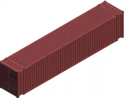 Autodesk Revit 2016 Shipping Container 45 Foot High Cube 3D model