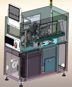 Automatic SMT labeling machine 3D model