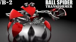Ball-crab transformer VB-2 Low-poly 3D model