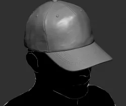 Baseball Cap 3D model