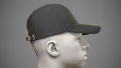 baseball cap 3D model
