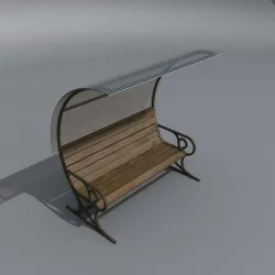 Bench 3D model