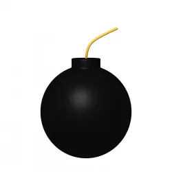 Bomb Cartoon 3D model