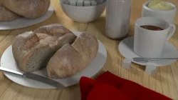 Breakfast Scene 3D model