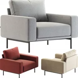 BT design Piu Single Sofa 3D model