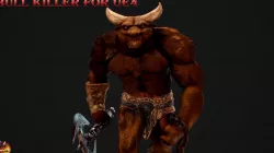 Bull Killer Low-poly 3D model