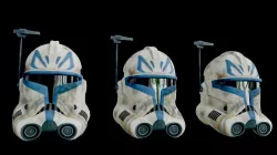 Captain Rex Helmet Low-poly 3D model