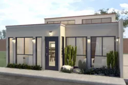 CASA AMUEBLADA  render INTERIOR Y EXTERIOR 3D model