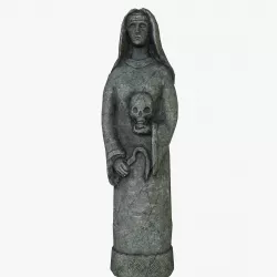 Celtic Idol 08 Low-poly 3D model