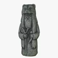 Celtic Idol 11 Low-poly 3D model