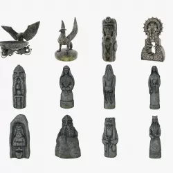 Celtic Idols Pack Low-poly 3D model