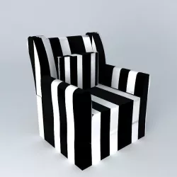 Chair Cover COTTAGE houses the world 3D model