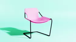 Chair Paulistano - brasilian furniture design 3D model