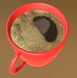 coffeeCup Low-poly 3D model