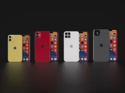 Concept of iPhone 12 All Models According to leaks 3D model