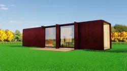 Container House Low-poly 3D model