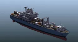 Containter Ship 3D model