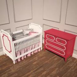Crib and Dresser Newport Cottages 3D model