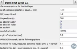 Cura Plugin: Damn First Layer v0.2