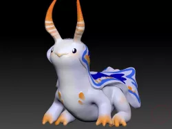 cute slime pokemon 3D model