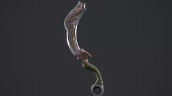 Dao Sword  Low-poly 3D model