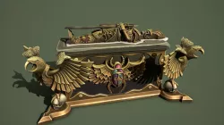 Desert chest Low-poly 3D model