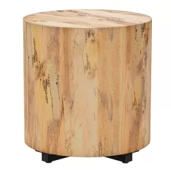 Dillon Spalted Primavera End Table Crate and Barrel 3D model
