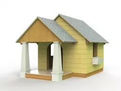 Doghouse Bungalow 3D model