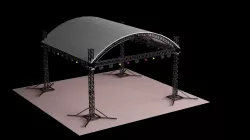  Dome Tent Truss Stage Light Truss Clamp 3D model