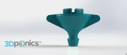 Drip Emitter V3 (Wings) - 3Dponics Emitters & Plugs
