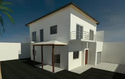 Duplex with 3 bedrooms 3D model