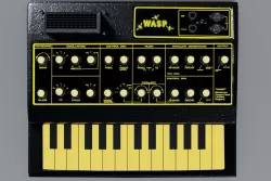 EDP WASP Vintage Synthesizer 3D model