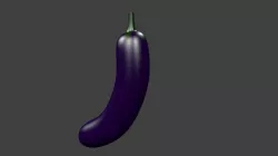 Eggplant 3D model