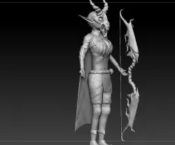 Elf Archer 3D model