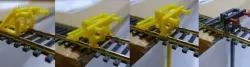 End block for H0 trains