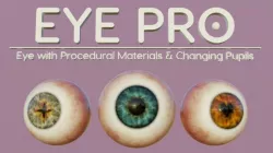 Eye Pro Low-poly 3D model