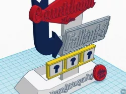 Fallout 4 Countdown Sign 