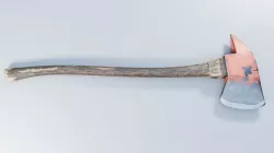 FIRE AXE Low-poly 3D model