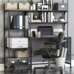 FJALLBO loft office workplace 3D model
