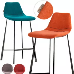 Franky Velvet Barstool Dutch Bone 3D model