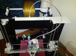 Front facing filament bracket for Mendel90