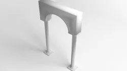 Gateway Octagon 3D model