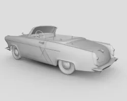GAZ 21 Volga coupe 3D model