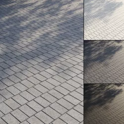 Granite paving slabs Type 4 Texture