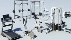 Gym equipment  3D model