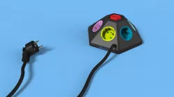 Honeycomb Socket 3D model