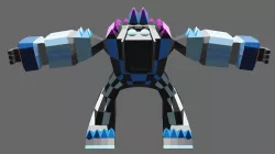 Ice Monster Low-poly 3D model